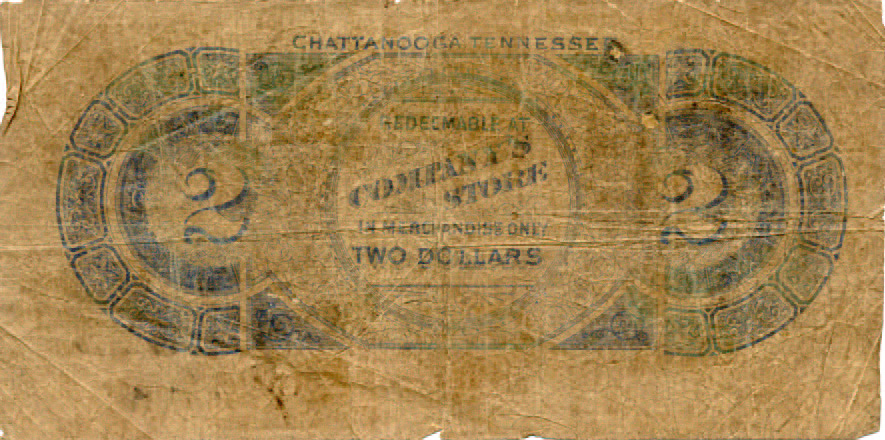 Chatt - Roan Iron $2.00 back 1870
